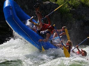 An unpredictable business environment is like riding whitewater